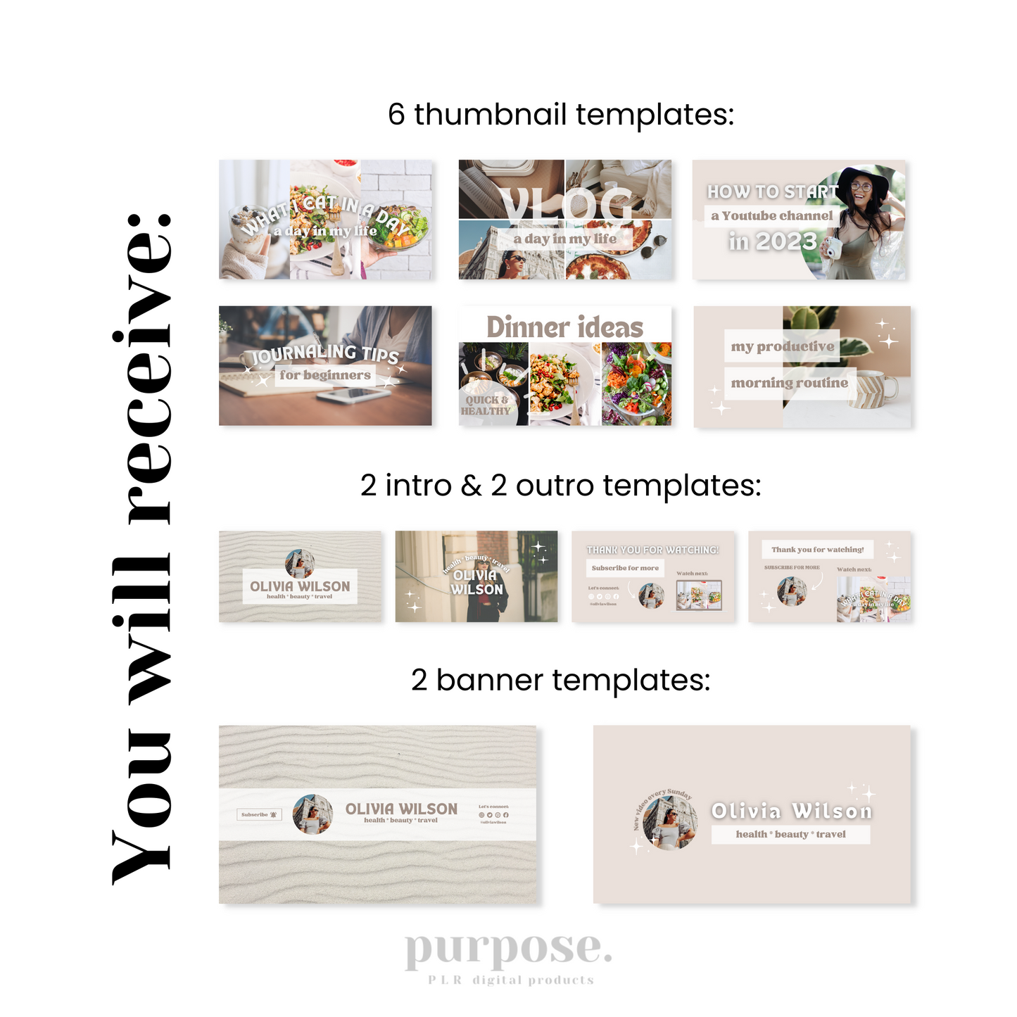 YouTube Branding Kit Template