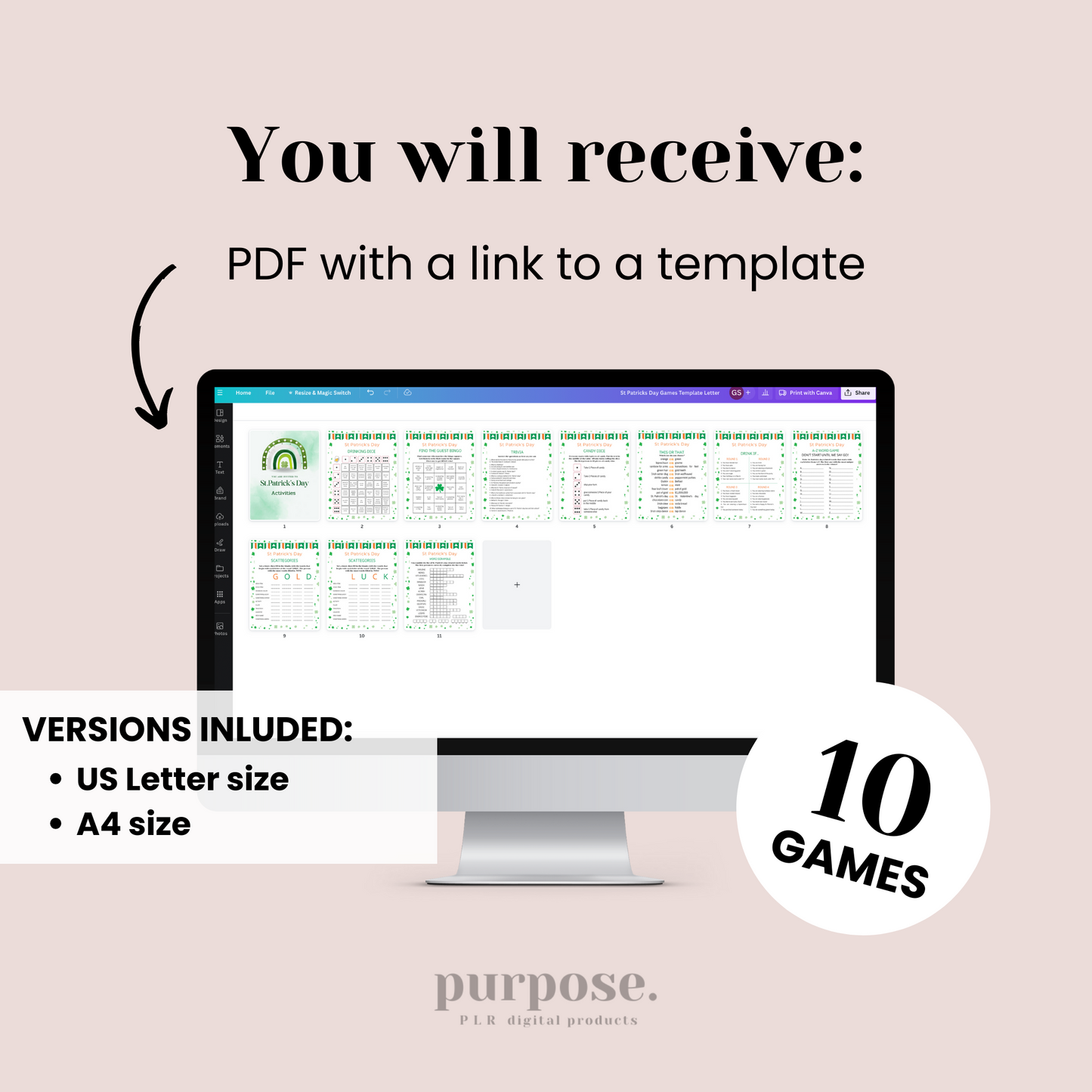 St. Patrick's Day Games Templates