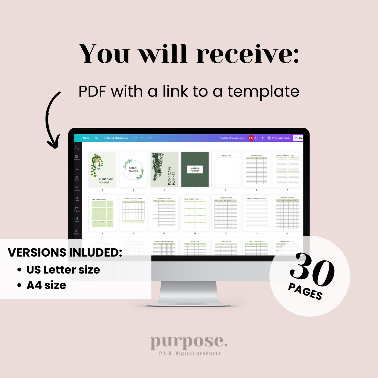 Plant Care Planner Template