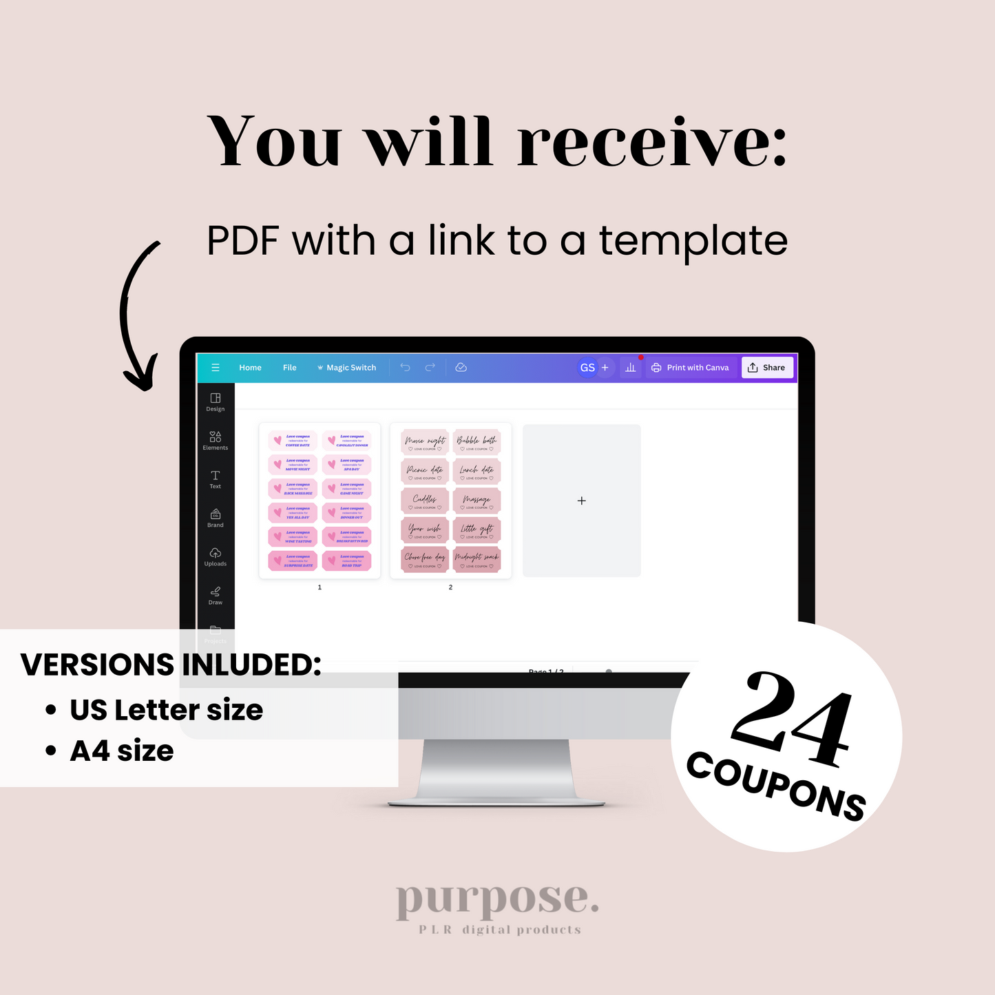 Love Coupon Templates