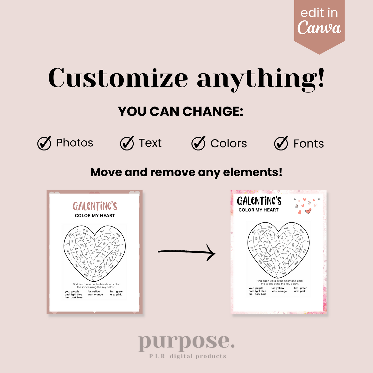 Galentine's Day Activity Sheets Templates