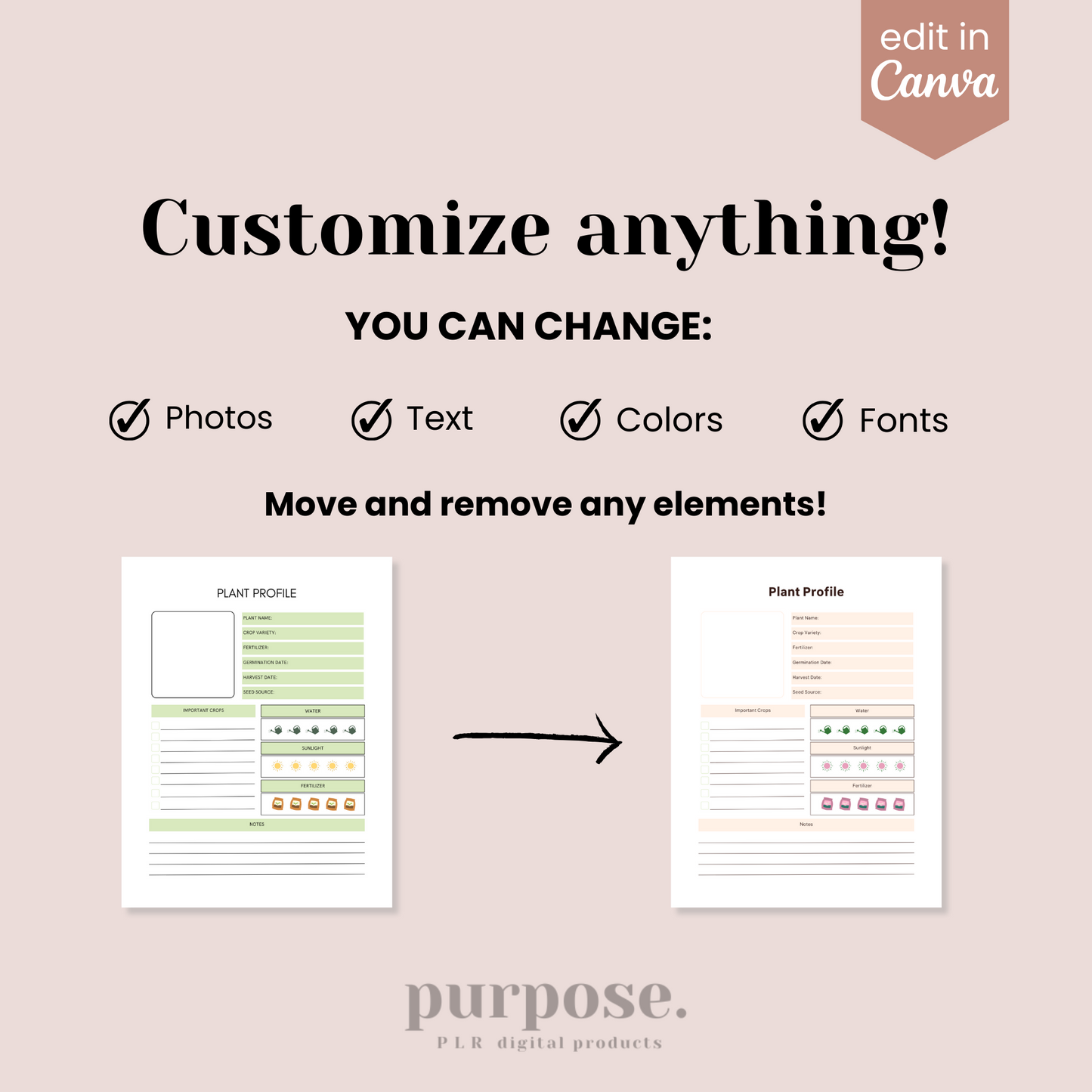 Plant Care Planner Template