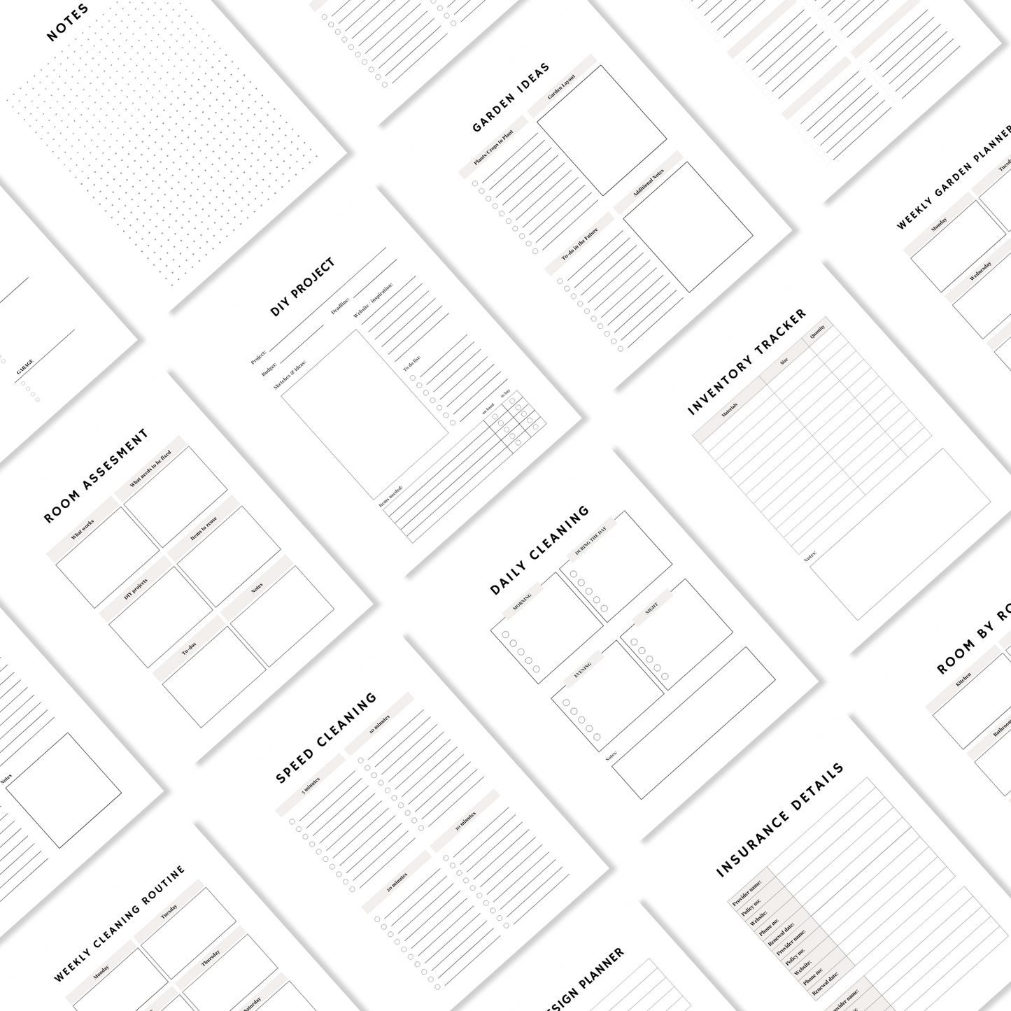 Household Planner Template