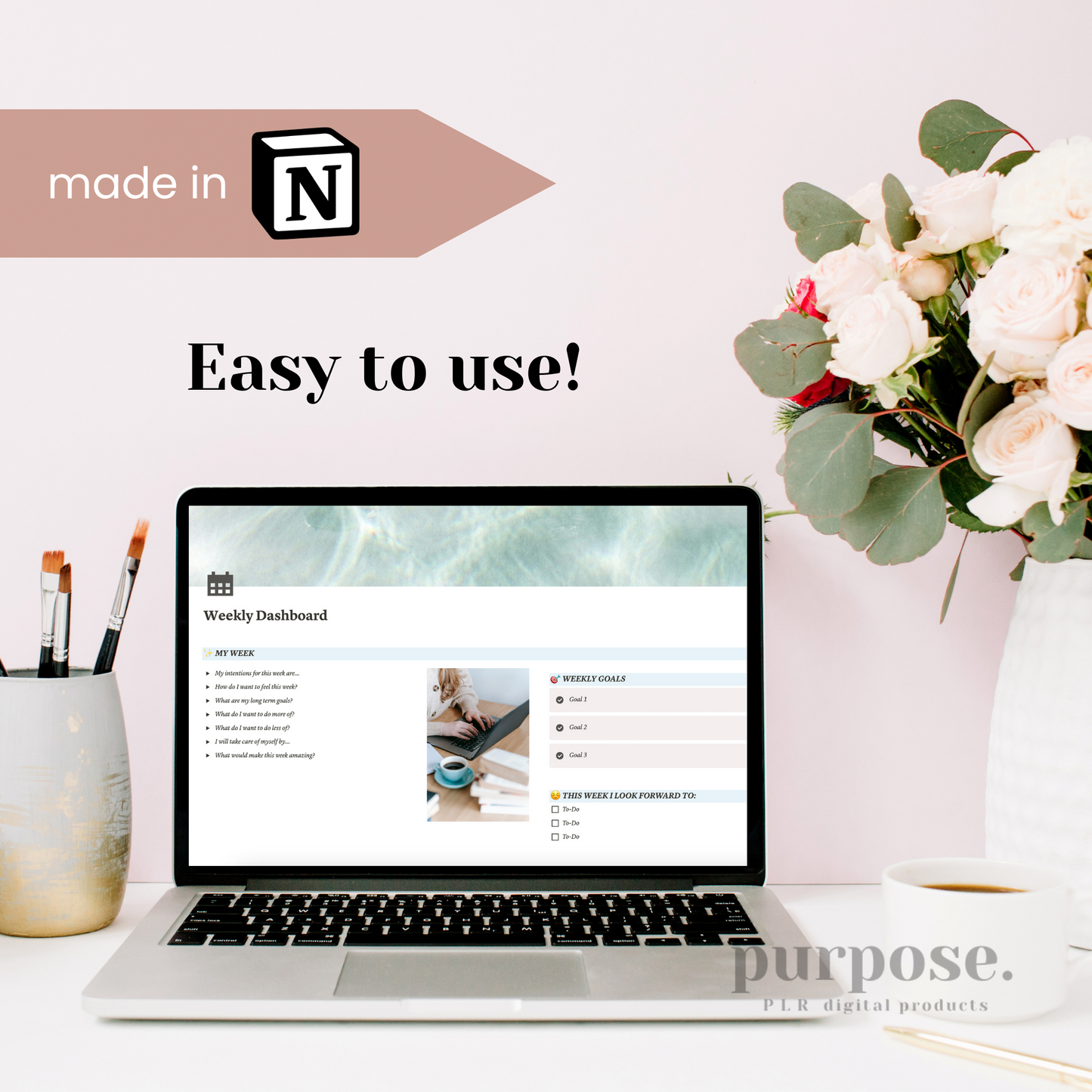 Weekly Dashboard Notion Template