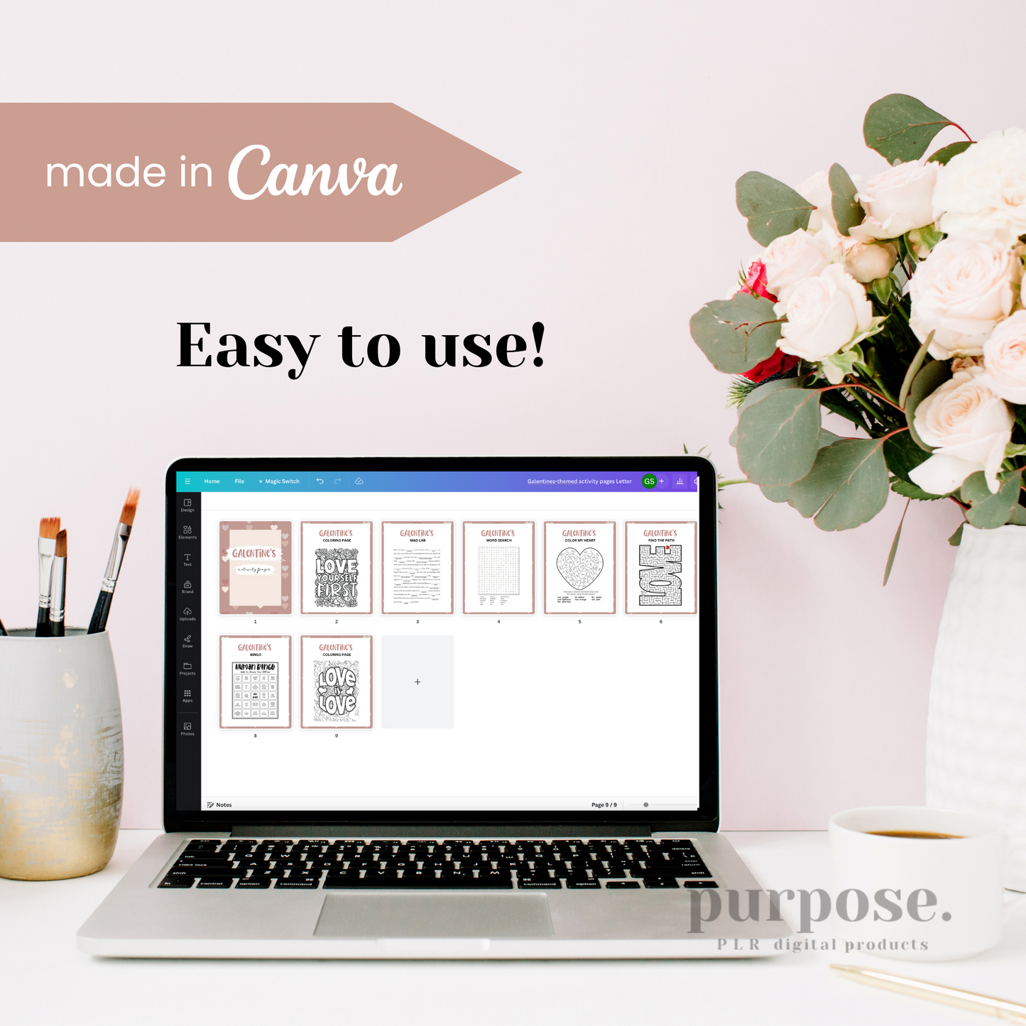 Galentine's Day Activity Sheets Templates