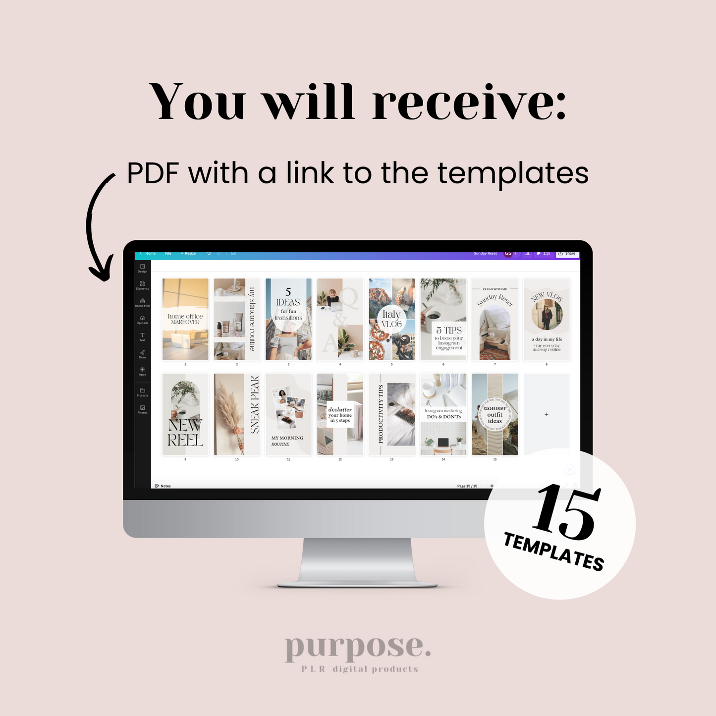 Instagram Reel Cover Template