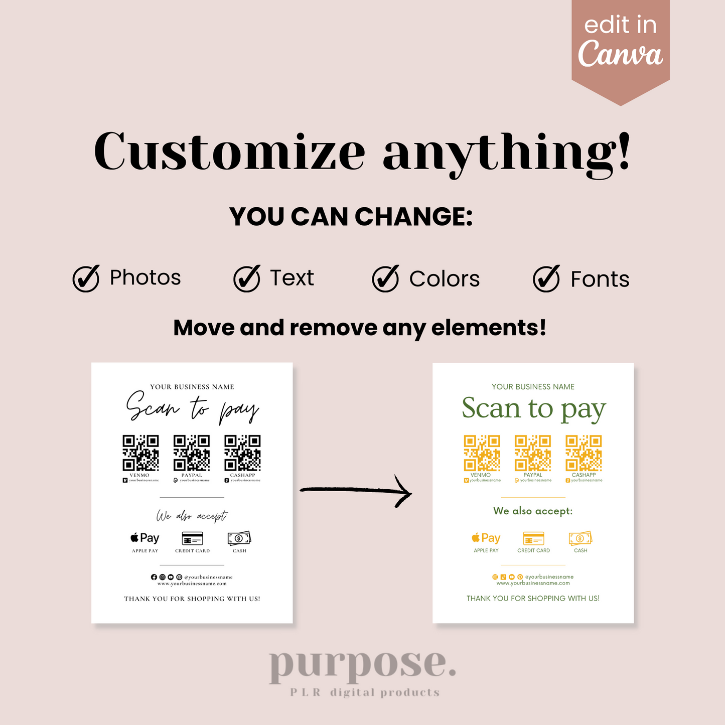 Craft Show Bundle / Small Business Template