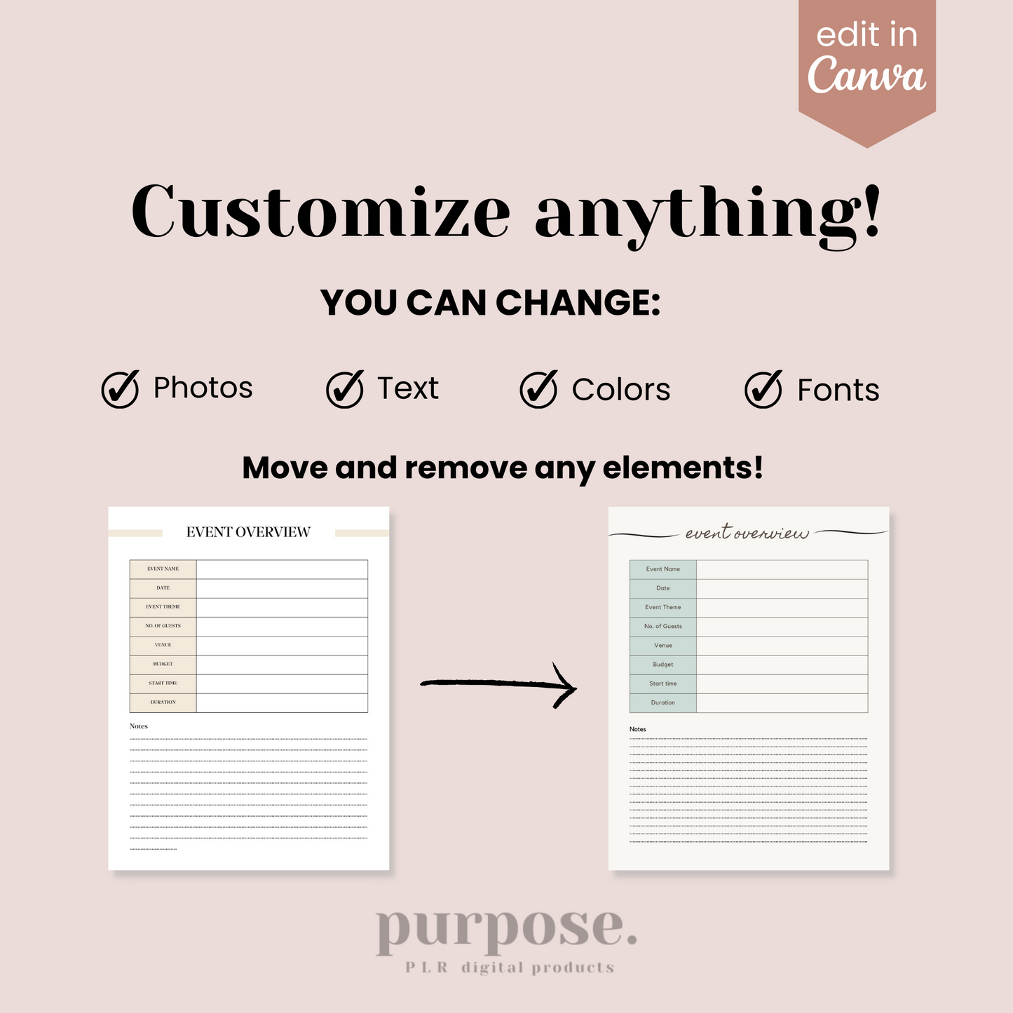 Event Planner Template
