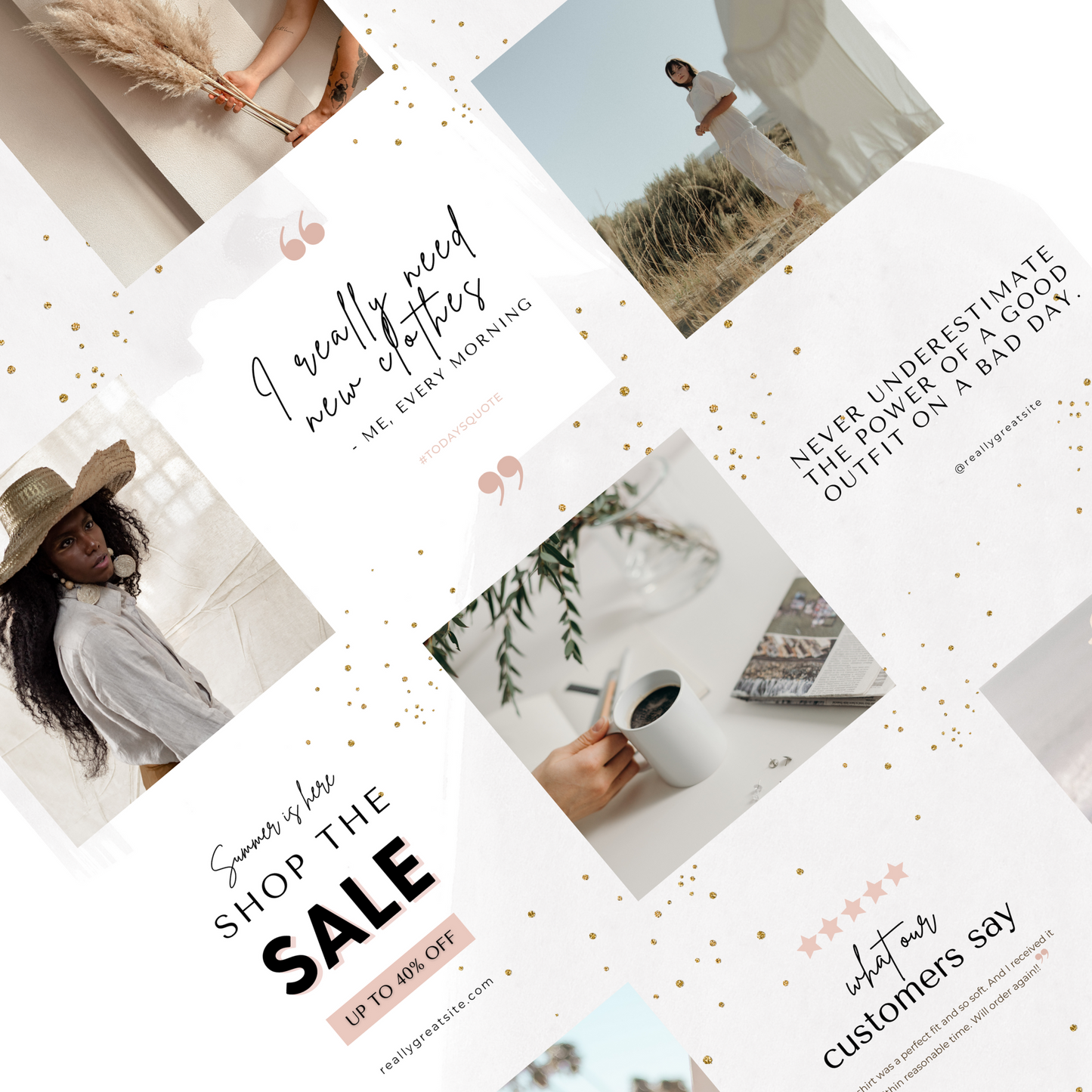 Instagram Puzzle Feed Templates