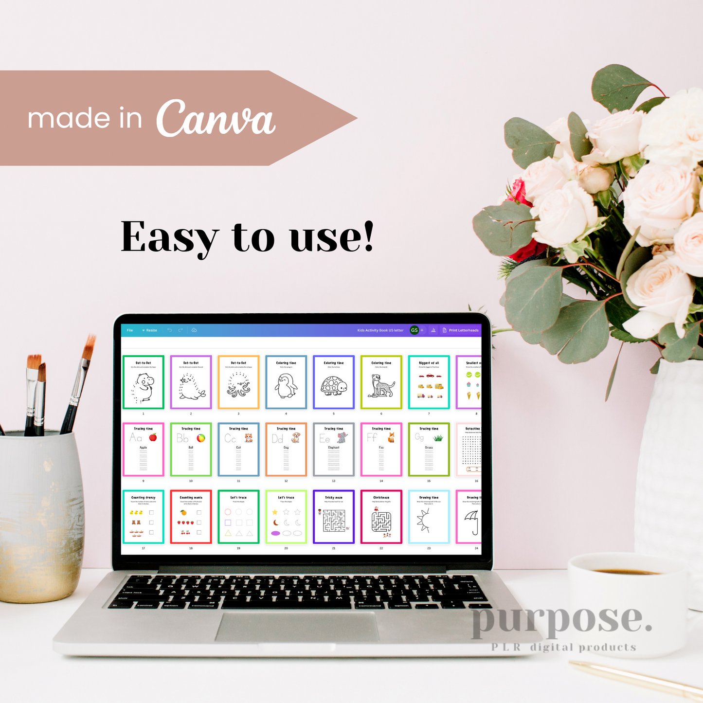 Kids Activity Book Template