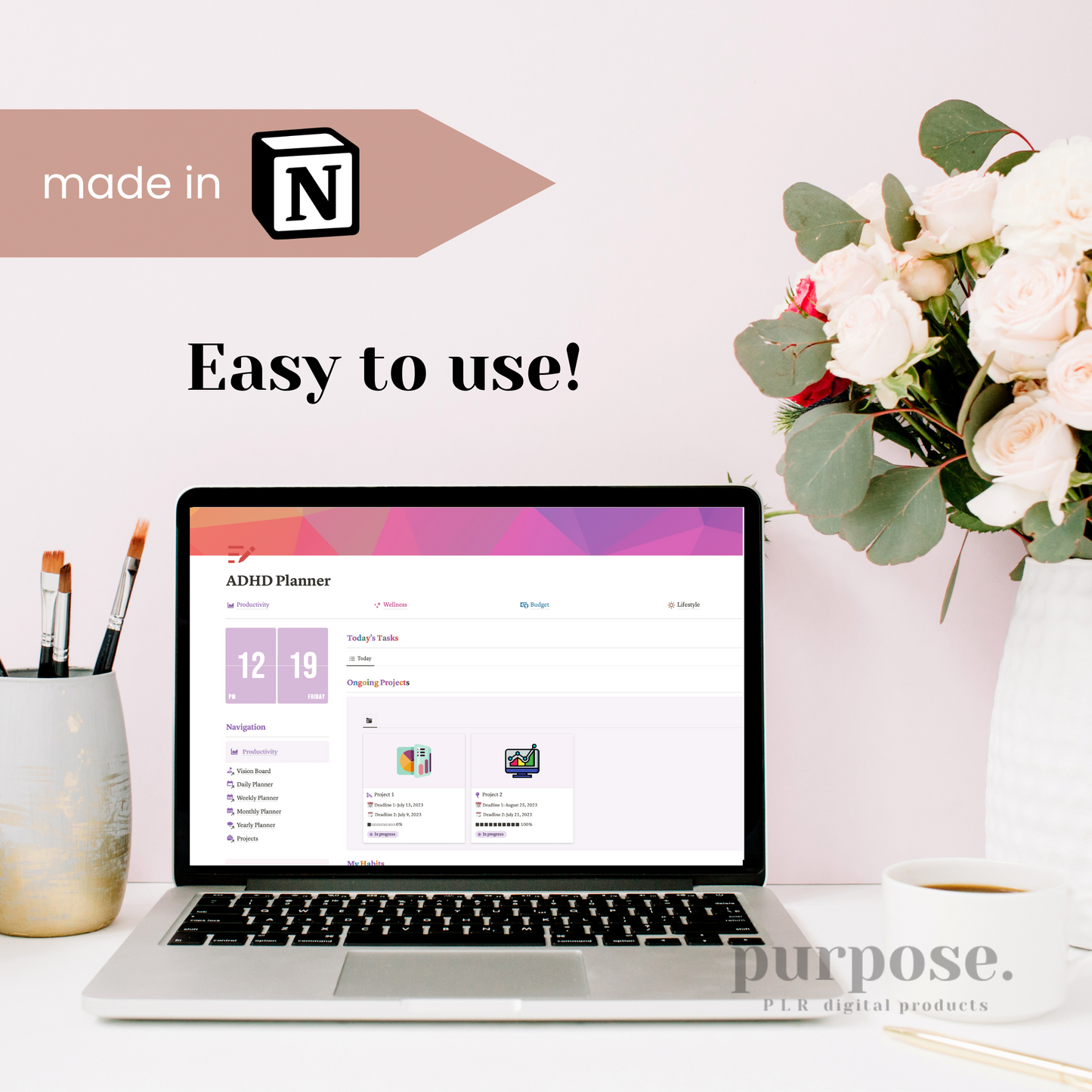 ADHD Planner Notion Template