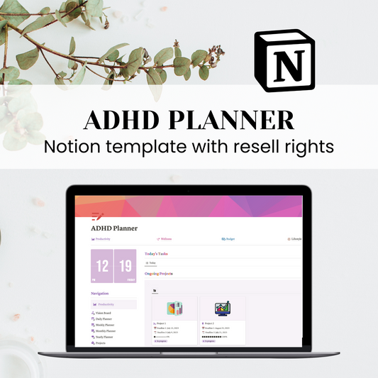 ADHD Planner Notion Template