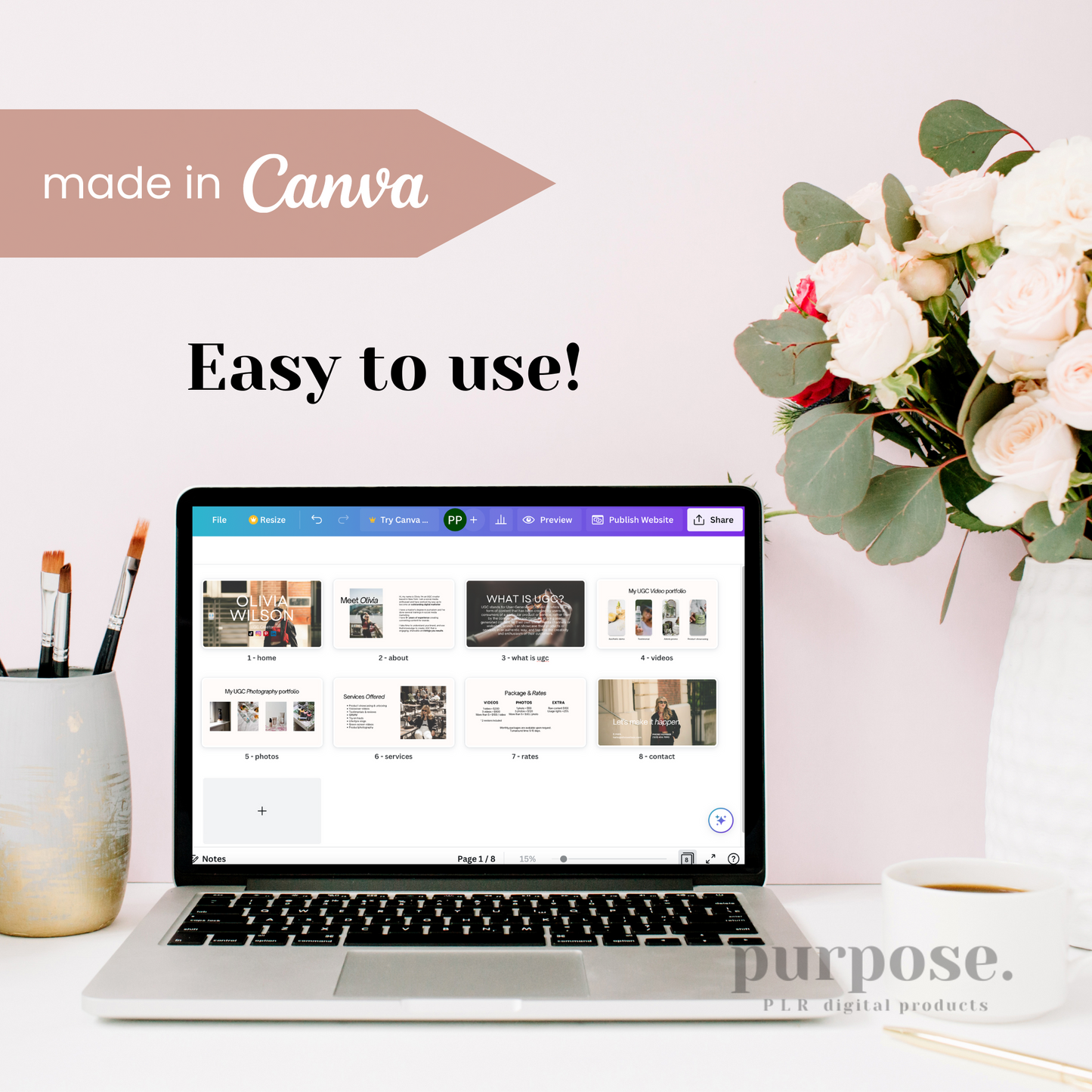 UGC Portfolio Template