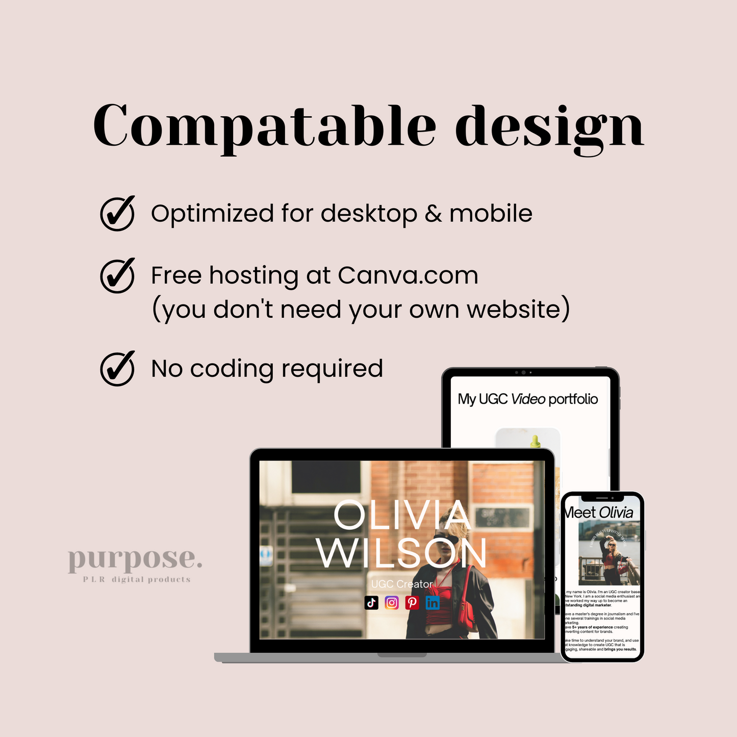 UGC Portfolio Template