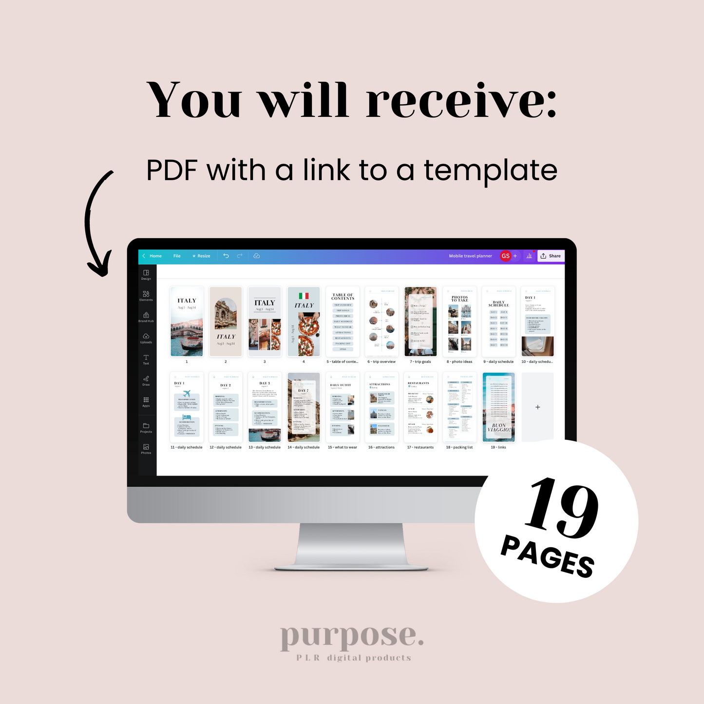 Mobile Travel Planner Template
