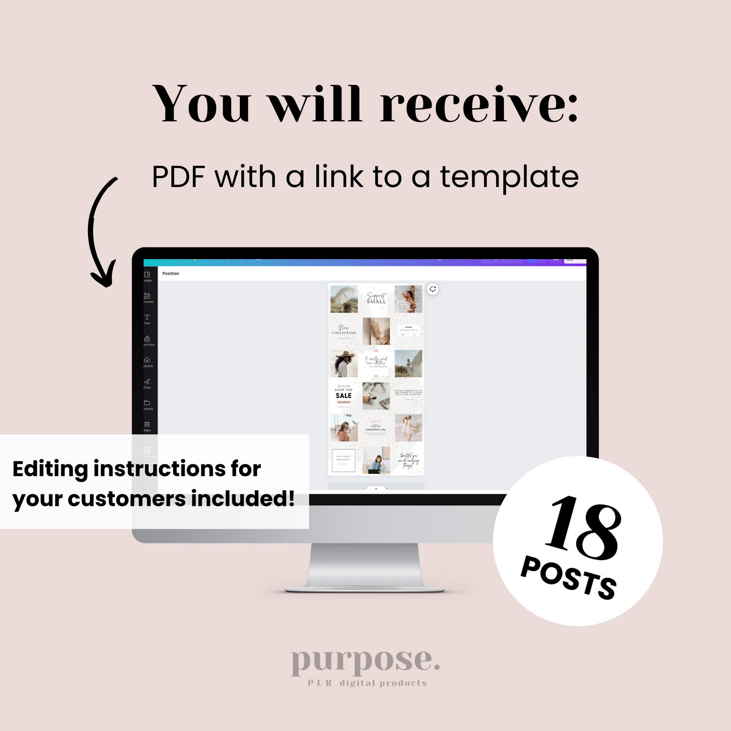 Instagram Puzzle Feed Templates