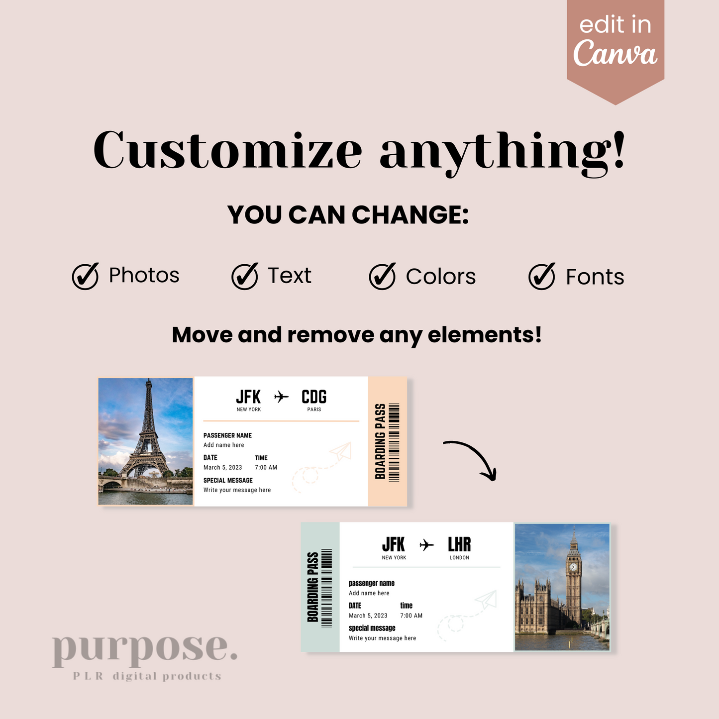 Boarding Pass Template