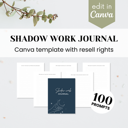 Shadow Work Journal Template