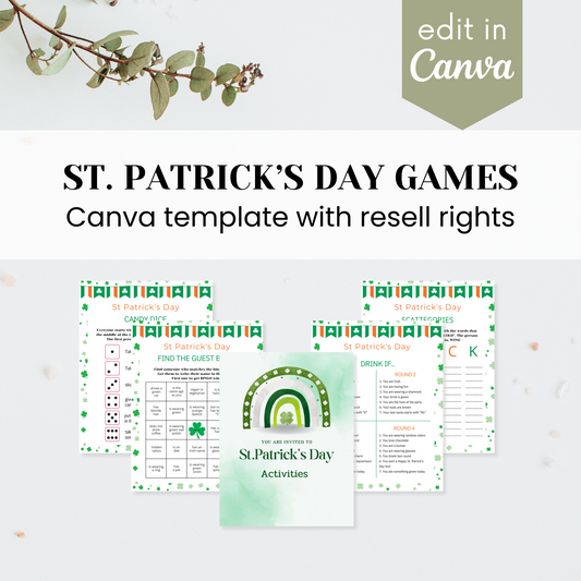 St. Patrick's Day Games Templates