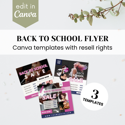 Back To School Beauty Flyer Template