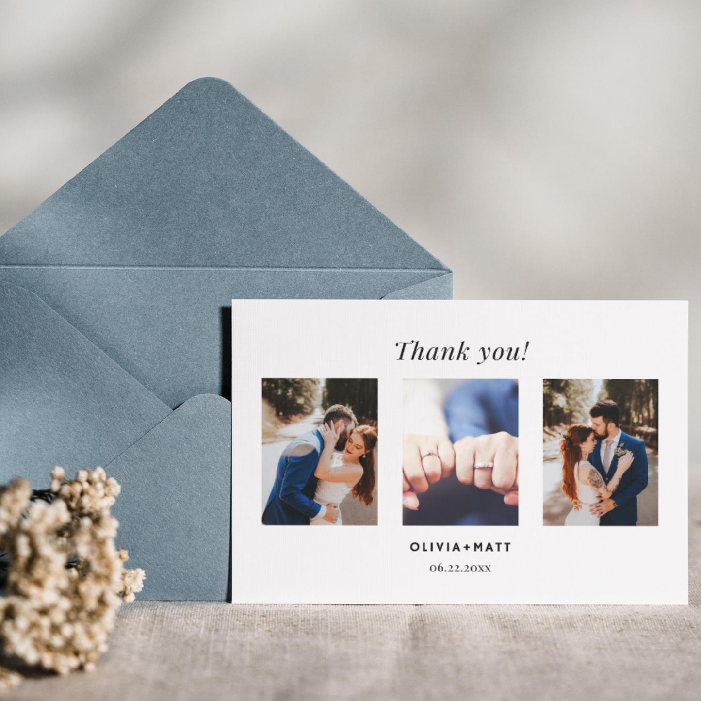 Wedding Thank You Card Templates