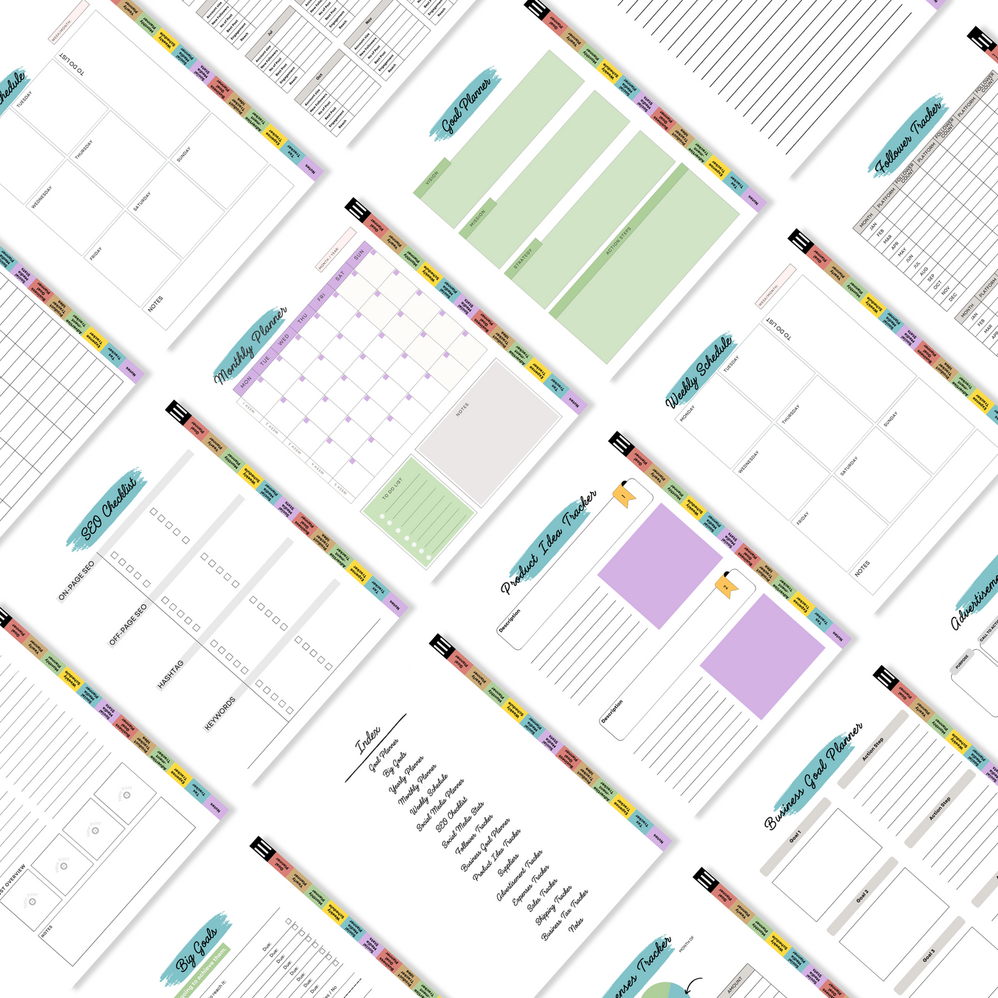 Digital Marketing Planner Template