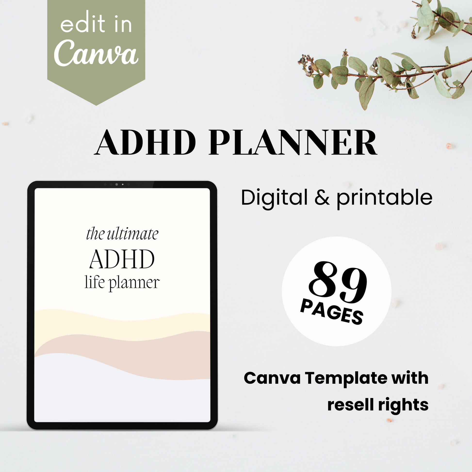 Printable ADHD Life Planner