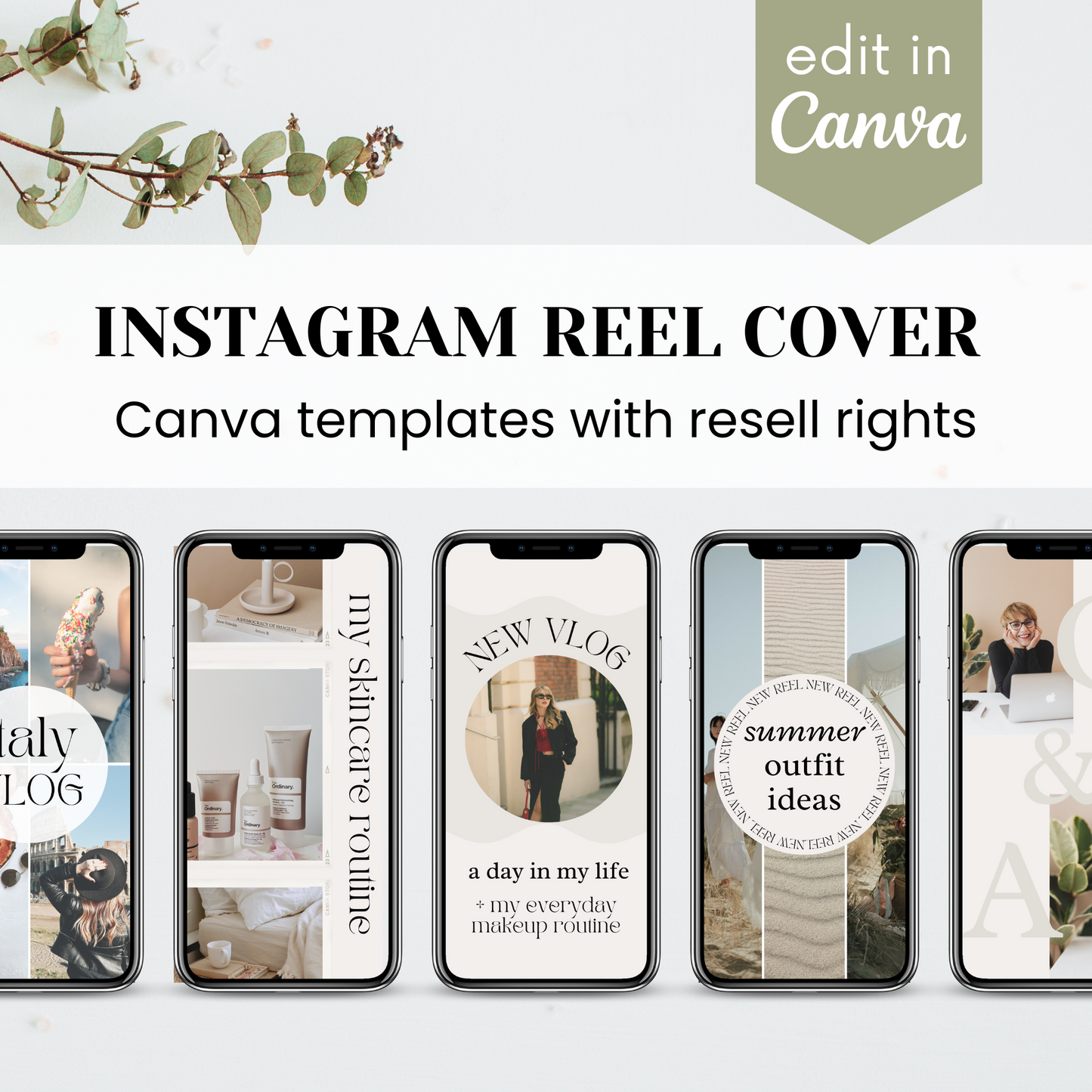 Instagram Reel Cover Template