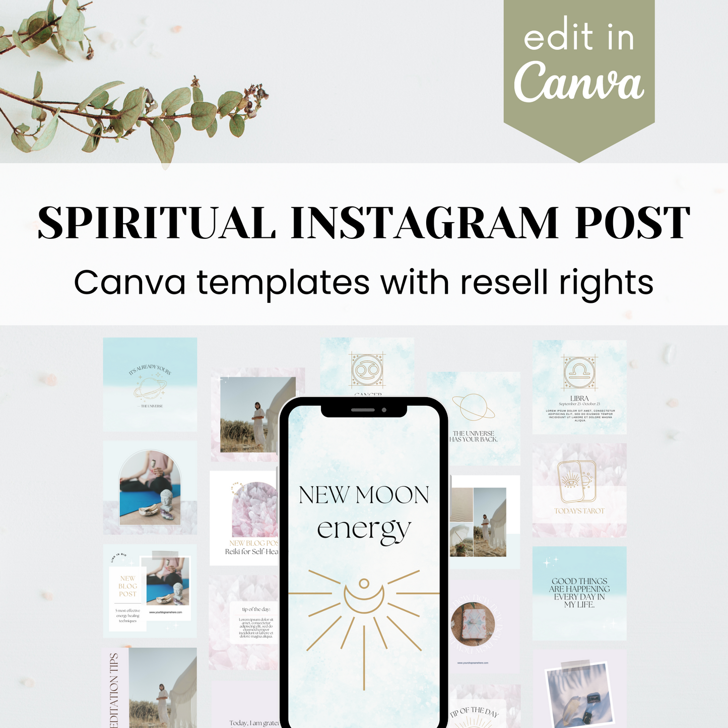 Spiritual Instagram Post Templates