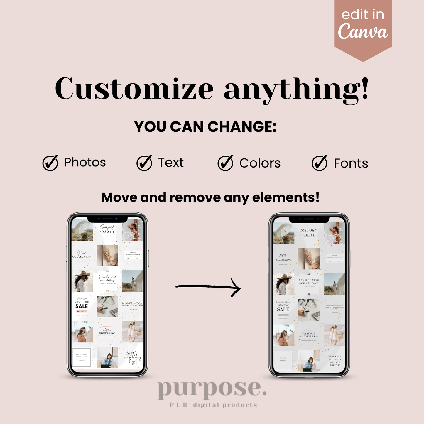 Instagram Puzzle Feed Templates