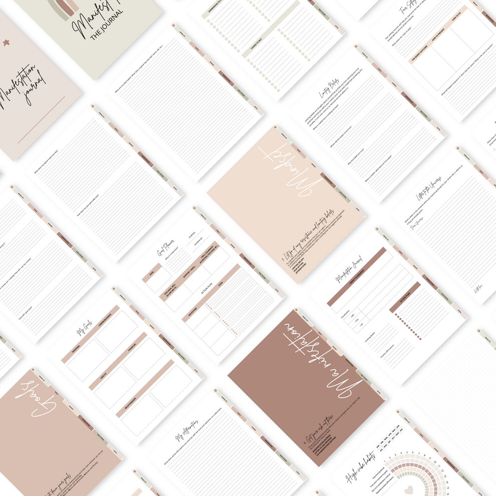 Manifestation Journal Template purposeplr