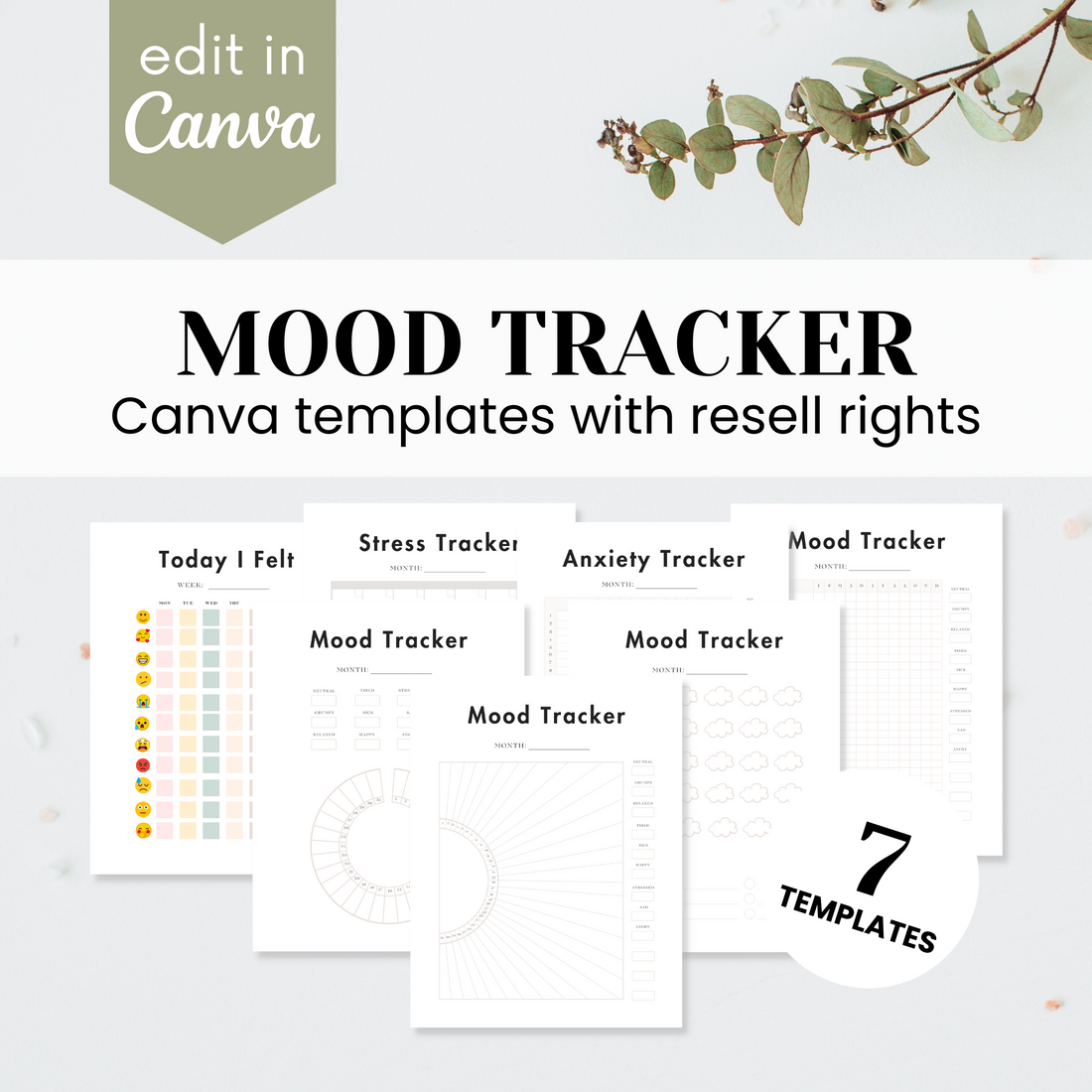 Mood Tracker Templates – purposeplr