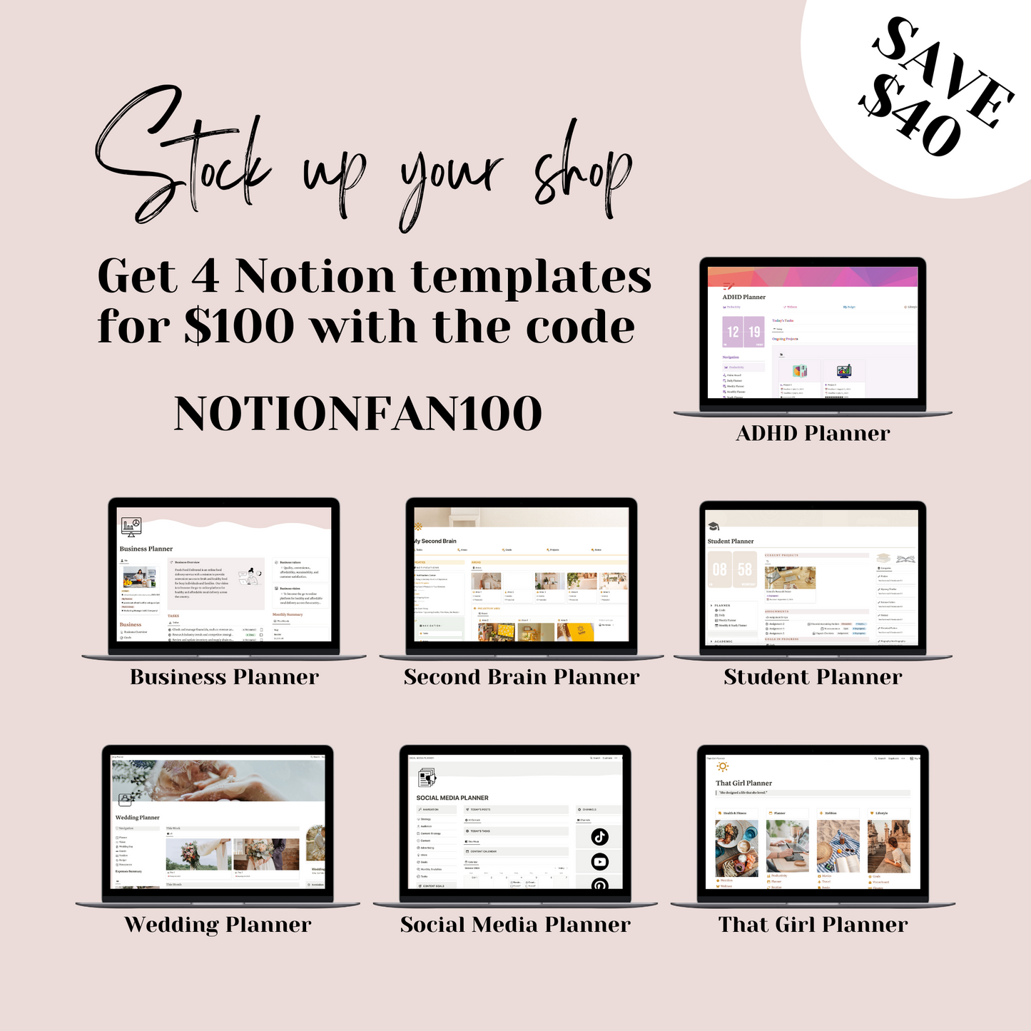 Social Media Planner Notion Template