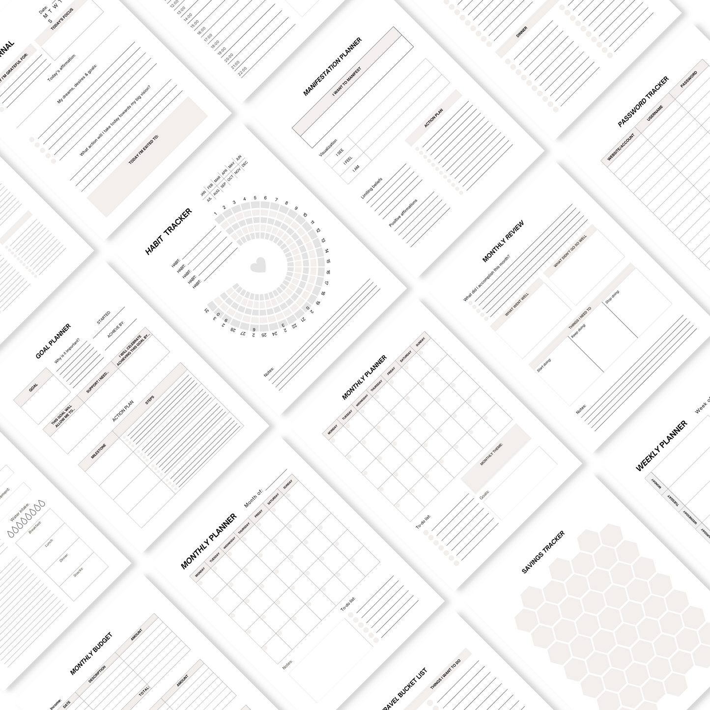 Planner Inserts / Planner Templates