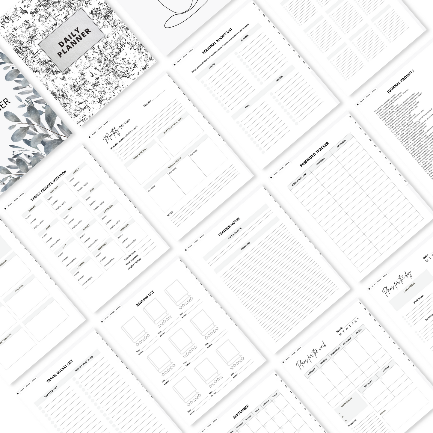 reMarkable Planner Template