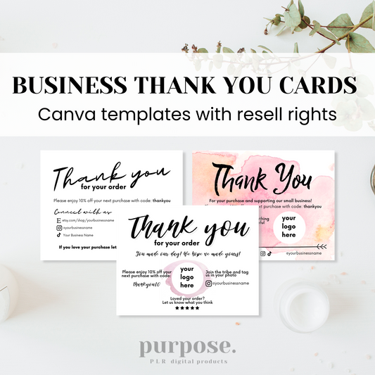 Business Thank You Card Templates