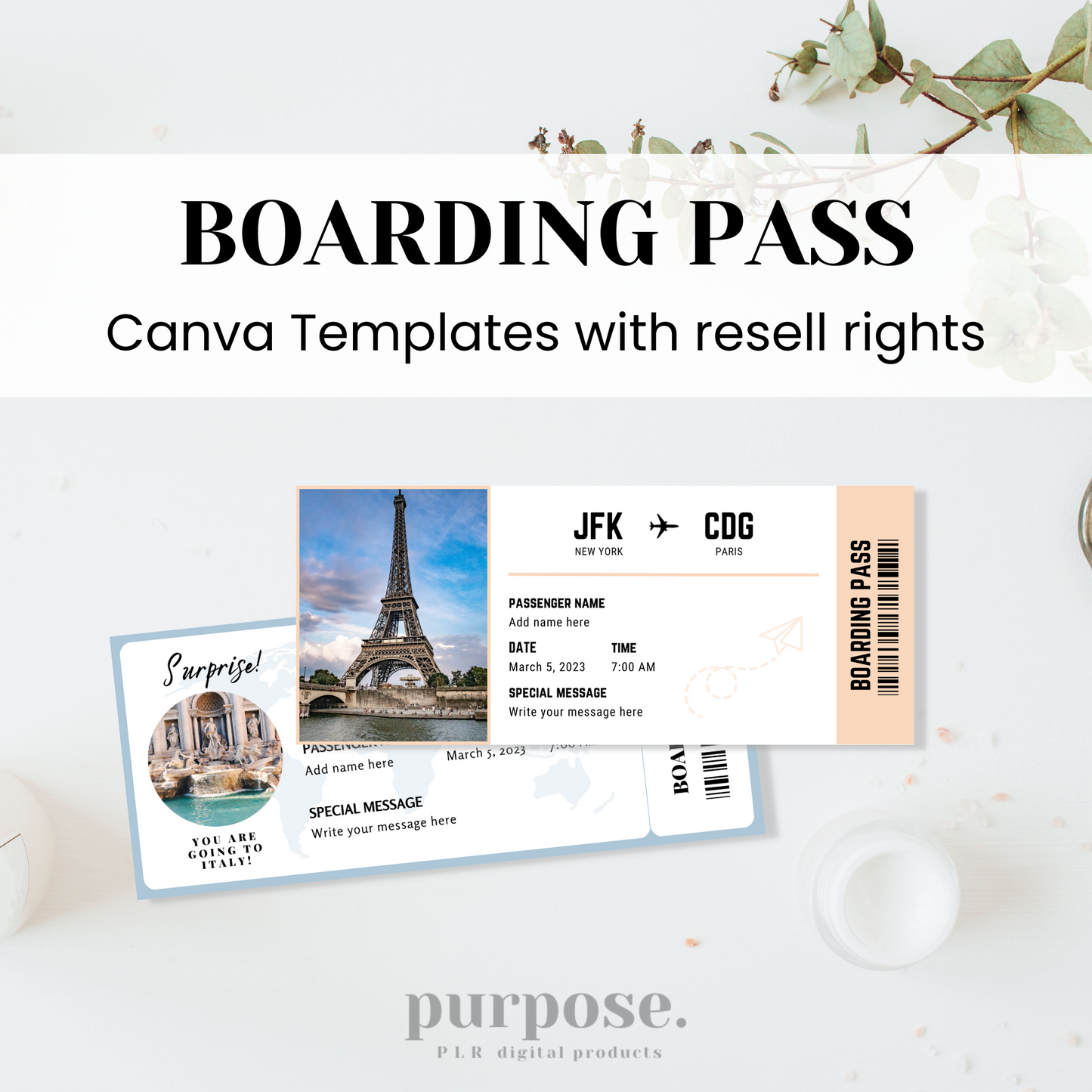 Boarding Pass Template