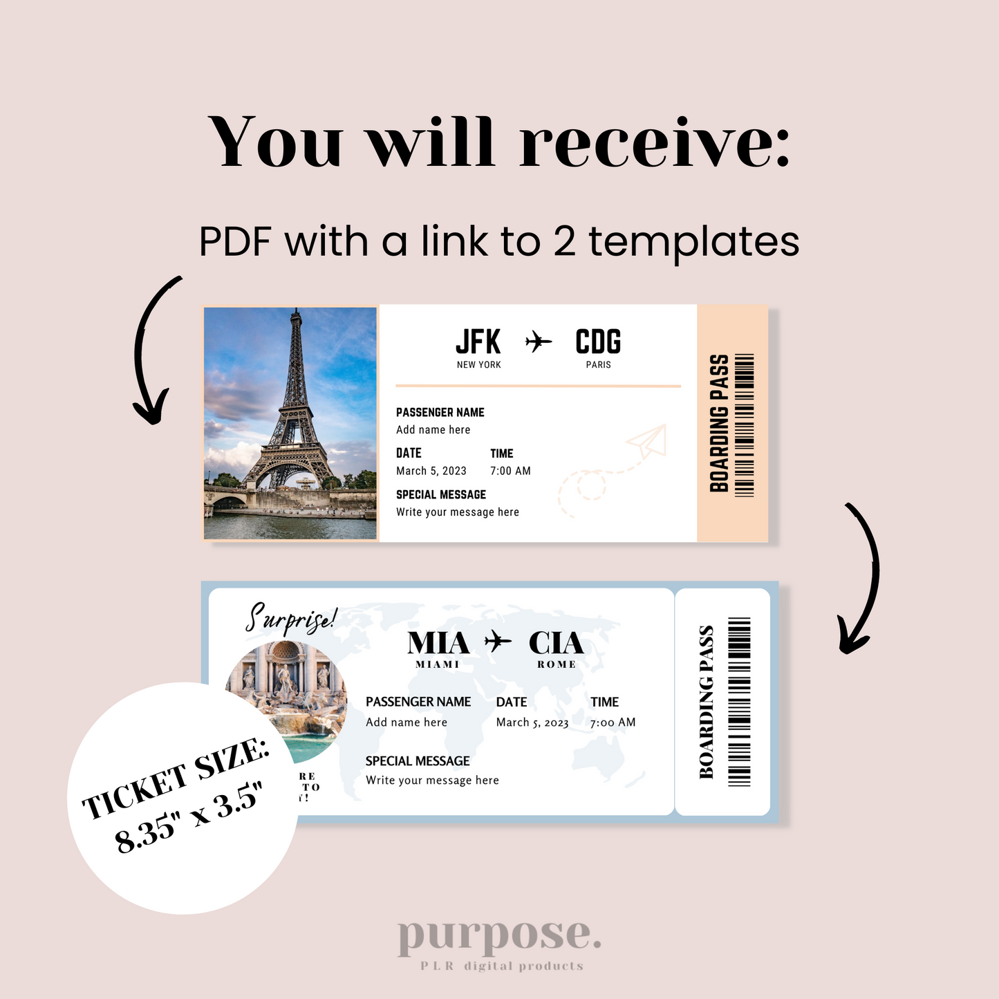 Boarding Pass Template